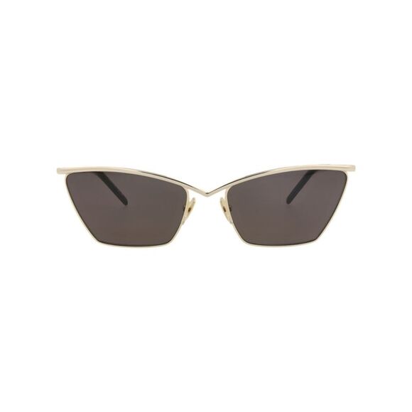 Saint Laurent Accessories - Saint Laurent Cat Eye-Frame Metal Sunglasses Gold Womens